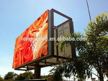 Lightweight HD 10mm Outdoor Fixed LED Display For Roadside 1/4 Scan Mode